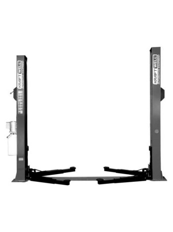 Двухстоечный подъемник KraftWell г/п 4000 кг, электрогидравлический, высота 2700 мм, сеть 380 В, упр. стопоры на 1-ой колонне KRW4ELM