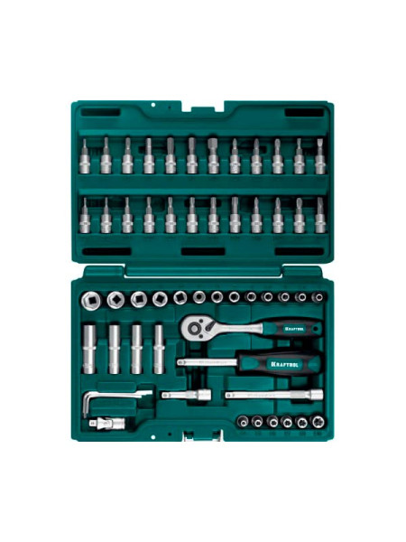 Универсальный набор инструмента KRAFTOOL X-drive 57 предметов, 1/4" 27885-H57
