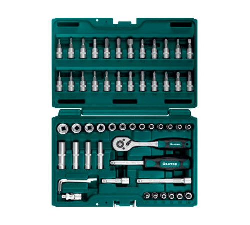 Универсальный набор инструмента KRAFTOOL X-drive 57 предметов, 1/4" 27885-H57