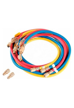 Шланг заправочный для фреона, 1.8 м (комплект 3 шт) NORDBERG NFH18