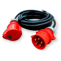 Промышленный трехфазный силовой удлинитель специального назначения iTOK серии iCONNECT pro кгтп-хл 5x4 мм 32а 380в 3p+n+e ip44 гост 5 м i-CONNECT-PRO-SUS-KG-340-VR-380-5-44-5