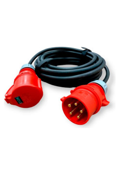 Промышленный трехфазный силовой удлинитель специального назначения iTOK серии iCONNECT pro кгтп-хл 5x2,5 мм 16а 380в 3p+n+e ip44 гост 5 м i-CONNECT-PRO-SUS-KG-325-VR-380-5-44-5