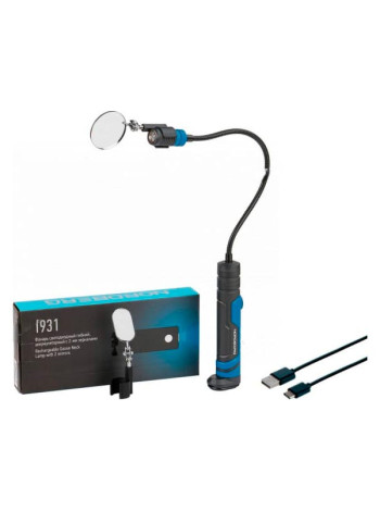 Светодиодный гибкий фонарь NORDBERG аккумуляторный, 3,7 В, диам 22 мм, с 2 зеркалами 1931