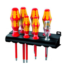 Набор диэлектрических отвёрток 1000 V 160I/165I/7 SATZ 7TLG. Wera WE-006148