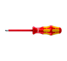 Отвёртка диэлектрическая Wera, VDE, PZ 1х80 мм, WE-006162