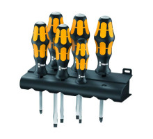Набор силовых отвёрток Wera, подставка, 6 предметов, WE-018282