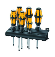 Набор силовых отвёрток Wera, подставка, 6 предметов, WE-018282