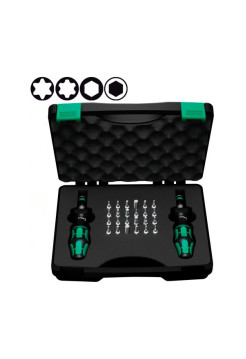 Набор динамометрических отвёрток Wera 7440/41 SATZ 0,3 - 3 нм / set 0,3 - 3 нм WE-074738