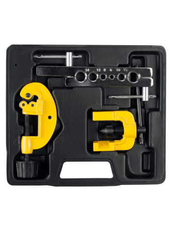 Развальцовка для труб из цветных металлов с труборезом Stayer в боксе, 3/16" - 5/8", 6-8-10-12-14-15 мм 2370_z01