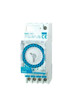 Реле времени модульное суточное Orbis DUO QRD OB292032