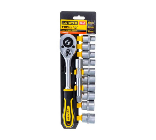 Набор Stayer STANDARD 1/2", 12 предметов 27750-H12
