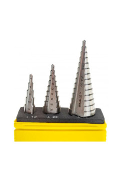 Набор ступенчатых сверл по металлу 3 шт. Stayer 29660-4-30-H3