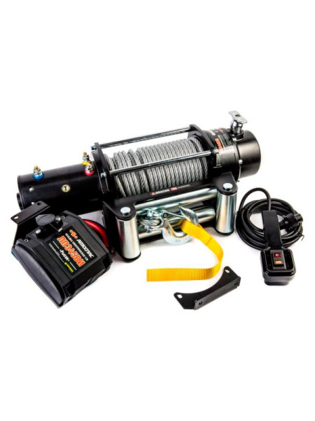 Электрическая лебедка 12 В Автоспас ЛПЭ45ВИ Рысак W0959