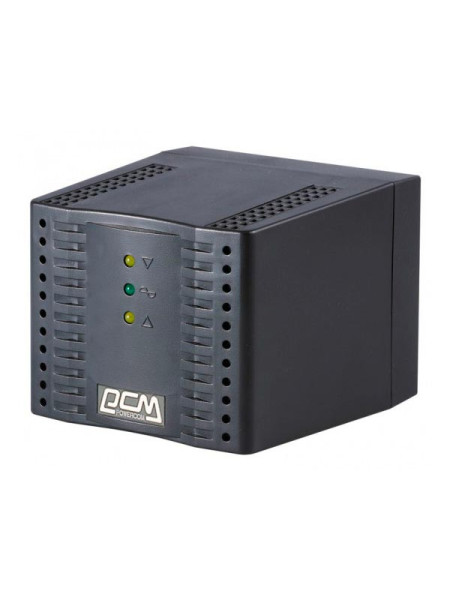 Стабилизатор напряжения Powercom черный TCA-3000 BL