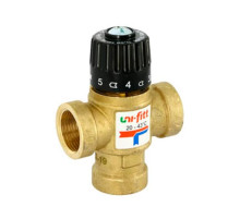 Термосмесительный клапан Uni-Fitt Н 3/4" 20-43 С, Kvs 1,6, боковое смешение 351G0130