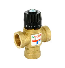 Термосмесительный клапан В Uni-Fitt 3/4" 20-43 С, Kvs 1,6, боковое смешение 350G0130