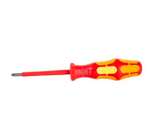 Крестовая отвёртка Wera PlusMinus 165 i VDE, PZ/SL1x80 мм 1000V, на подвесе WE-100021