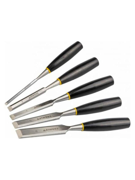 Набор стамесок Stayer Max-Cut с пластмассовой рукояткой, 5шт 1820-H5_z01