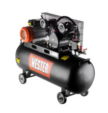 Компрессор Wester WBK2200/100PRO ременной привод, поршневой масляный, 2200 Вт, 340л/мин, 8бар 631639