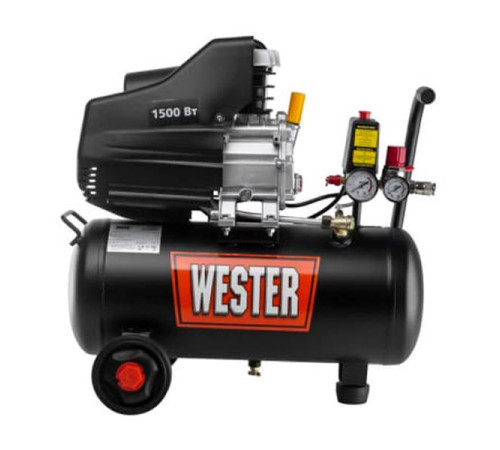 Компрессор Wester WK1500/24 масляный, 1500Вт, 190л/мин, 24л, 8 бар 631630