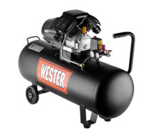 Компрессор Wester WK2200/100PRO поршневой масляный, 2200 Вт, 330л/мин, 8бар 631637