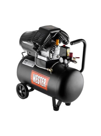 Компрессор Wester WK2200/50PRO поршневой масляный, 2200 Вт, 330л/мин, 8бар 631636