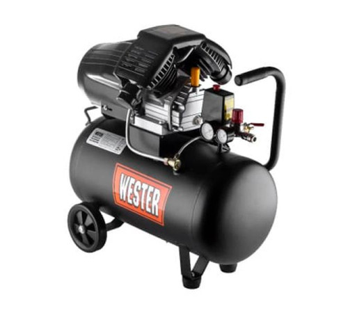 Компрессор Wester WK2200/50PRO поршневой масляный, 2200 Вт, 330л/мин, 8бар 631636