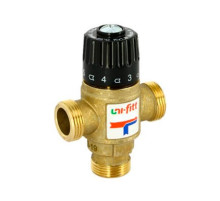 Термосмесительный клапан Uni-Fitt Н 1" 20-43 С, Kvs 2.5 смешение боковое 351G0540
