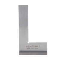 Поверочный угольник WIEDERKRAFT 90 градусов, 160x100x25x5 мм, класс 1 WDK-MR160100