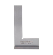 Поверочный угольник WIEDERKRAFT 90 градусов, 160x100x25x5 мм, класс 1 WDK-MR160100