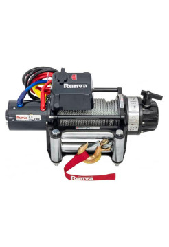 Автомобильная электрическая лебёдка RUNVA 12V 9500 lbs 4350 кг влагозащищенная EWB9500S