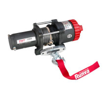 Электрическая лебёдка RUNVA 12V 3500A lbs 1588 кг синтетический трос EWT3500ASR