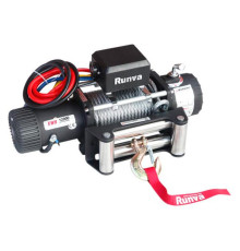 Электрическая лебёдка RUNVA 24V 12000 lbs 5443 кг стальной трос EWX12000S24V