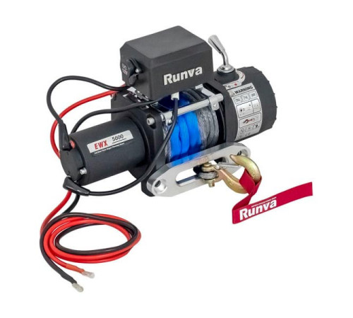 Автомобильная электрическая лебёдка RUNVA 12V EWX5000SR 2268 кг синтетический трос EWX5000SR