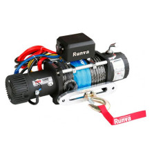 Электрическая лебёдка RUNVA 24V 12000 lbs 5443 кг синтетический трос EWX12000SR24V