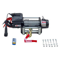 Автомобильная электрическая лебёдка RUNVA 12V Magnum 12000 lbs 5443 кг стальной трос EWD12000F