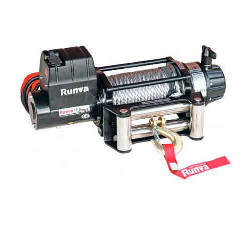 Электрическая лебёдка RUNVA 24V 12500 lbs 5670 кг влагозащищенная EWB12500U24V