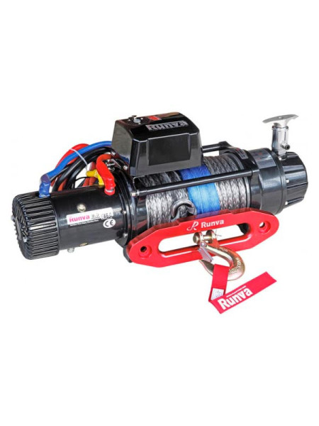 Автомобильная электрическая лебёдка RUNVA 12V 9500 lbs 4350 кг влагозащищенная EWB9500-Q-SRMAC