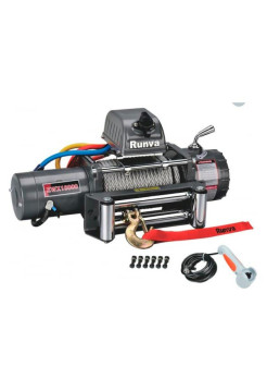 Автомобильная электрическая лебёдка RUNVA 12V 10000 lbs 4500 кг EWX10000S