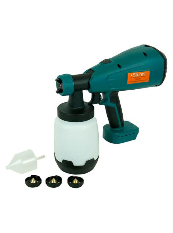 Аккумуляторный краскопульт Sturm CSG1801