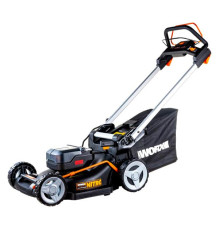 Аккумуляторная самоходная газонокосилка WORX 40 В, АКБ 4 А*ч х2, ЗУ 2А х2 WG749E