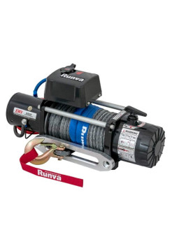 Автомобильная электрическая лебёдка RUNVA 12V 9500 lbs 4350 кг синтетический трос EWV9500SSR