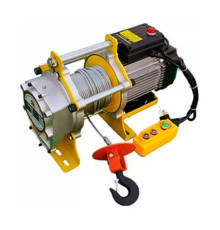 Лебедка TOR CD-500/1000-A KCD-500/1000 kg, 380 В с канатом 40 м алюминиевый корпус 1024002