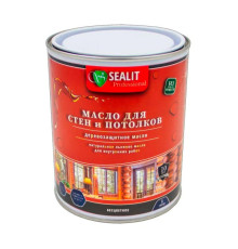 Масло для стен и потолков Sealit Wall & Ceiling oil 5 л, бесцветное, 17-010