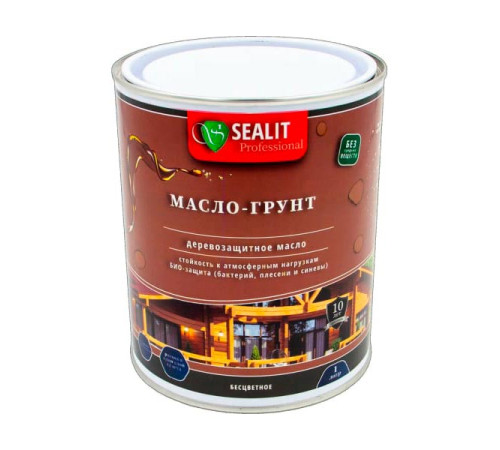 Масло-грунт Sealit oil primer 5 л, бесцветное 23-010