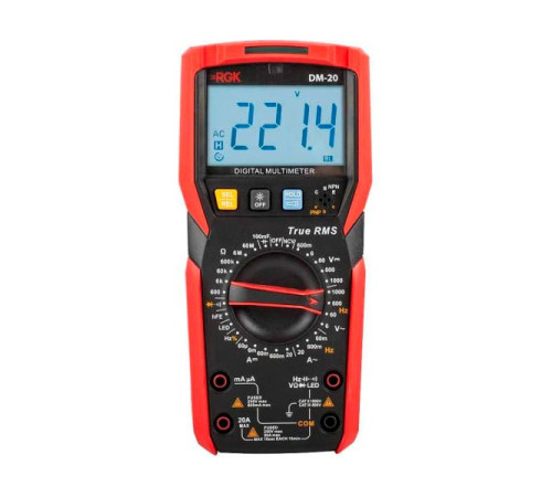 Цифровой мультиметр RGK dm-20 с поверкой 779647