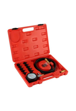 Тестер давления масла в двигателе WIEDERKRAFT c адаптерами, 12 предметов WDK-214318