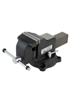 Профессиональные слесарные тиски WIEDERKRAFT поворотные, с наковальней, 100 мм WDK-BV100