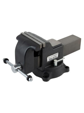 Профессиональные слесарные тиски WIEDERKRAFT поворотные, с наковальней, 150 мм WDK-BV150