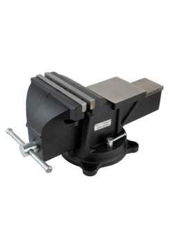 Профессиональные слесарные тиски WIEDERKRAFT поворотные, с наковальней, 250 мм WDK-BV250